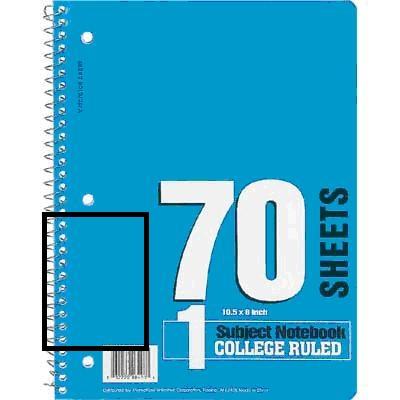 Image: Spiral Notebooks - 70 College Ruled.JPG
